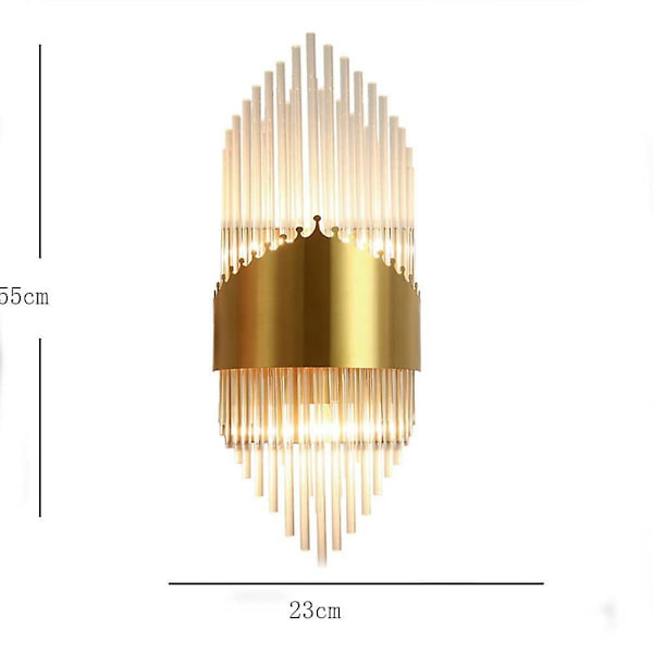 Kristall Moderna Inomhusvägglampor Led Sovrum 5W
