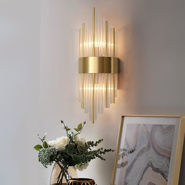 Krystall Moderne Nordisk Stil Vegglamper Sconces Soverom