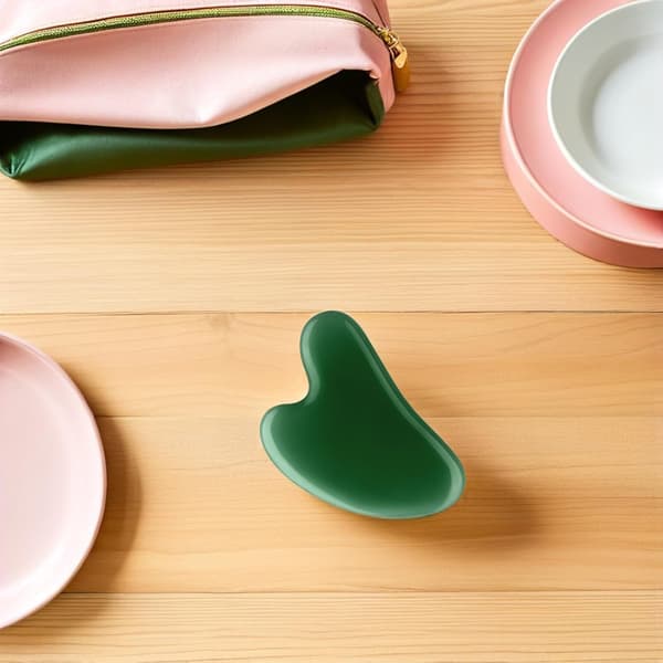 4 stk. Gua Sha-bræt til ansigt, øjne og krop Hjerteformet Gua Sha-værktøj
