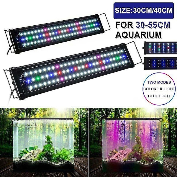 Täyden spektrin led-akvaariovalo monivärinen akvaario