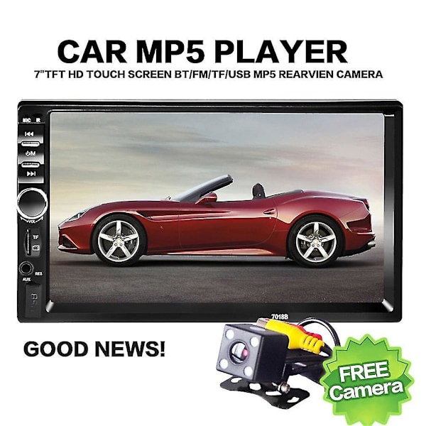 4,3 tuuman auton MP5-soitin KTV-ääni- ja videosoitin FM-radio