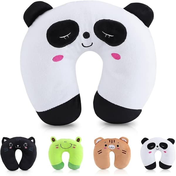 Resepill för barn, Djur Nackkudde, Söt Sov Nackkudde Kudde U Kudde Kudde Panda