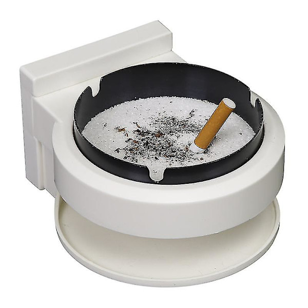 Väggmonterad Askopp för Utomhus Pub Trädgård Kontor Rökningslåda Fack Cigarett 1st
