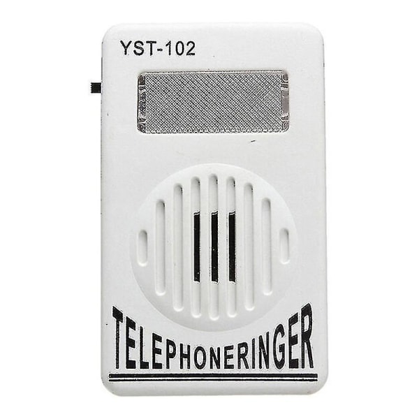 2023-ekstra høyt Telefon Telefon Bell Ringer Strobe Lys Blink Lyd Amplifier-fg-yuhao