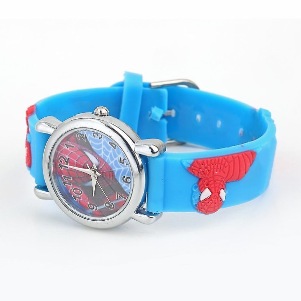 Spider Cartoon Klocka Barn Analog Kvarts Armbandsur Gummi