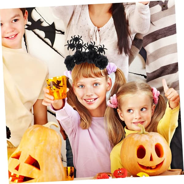 Edderkopphårbånd Halloween Hodeplagg Cosplay-rekvisitt for skummel kostymefest gutter og jenter