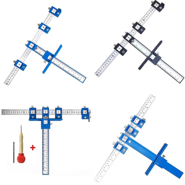 Hardware Jig Mal for Dørhåndtak Boring Punch Lokator Verktøy