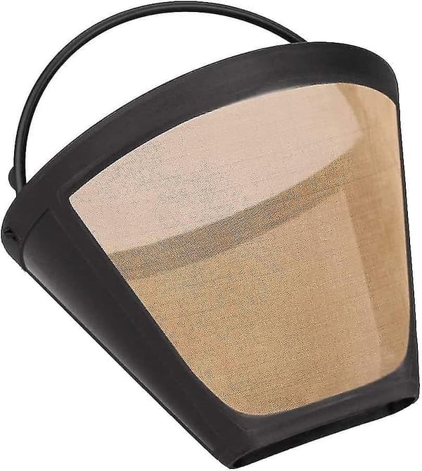 2 stycken återanvändbara kaffefilter, nätkaffefilter, permanent återanvändbart kaffefilter