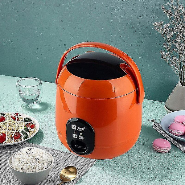 1,2l Mini Elektrisk Riskoge Gryde Opvarmning Mad Dampkoger Pot