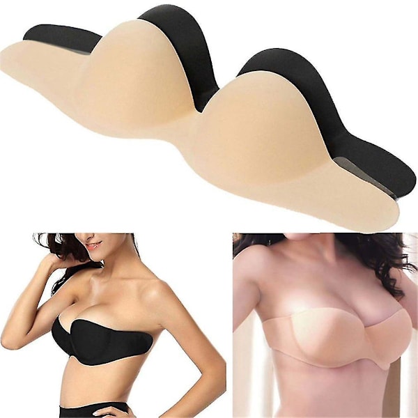 Usynlig Sexy Push Up BH til Kvinder med Lukning Fortil - Sømløs