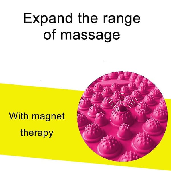 Fodmassagemåtte med Refleksologi og Magnetisk Terapi Akupressur Disk