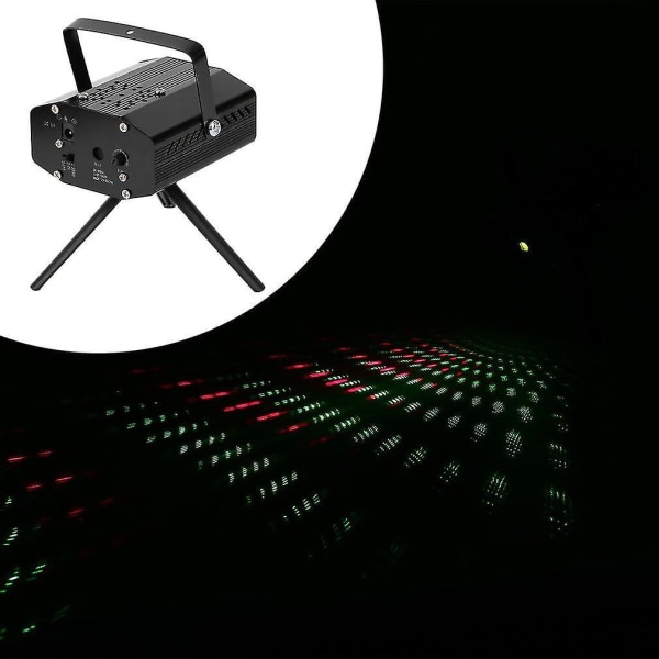 Mini LED RG Laser Projektor Scene Lys DJ Disco Party