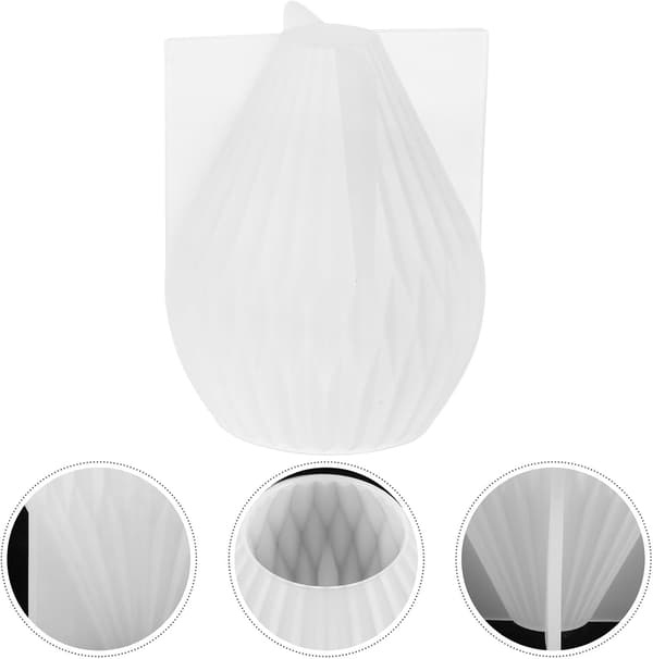 Kreativ DIY silikonform for pæreformet duftlys, trygt og luktfritt materiale