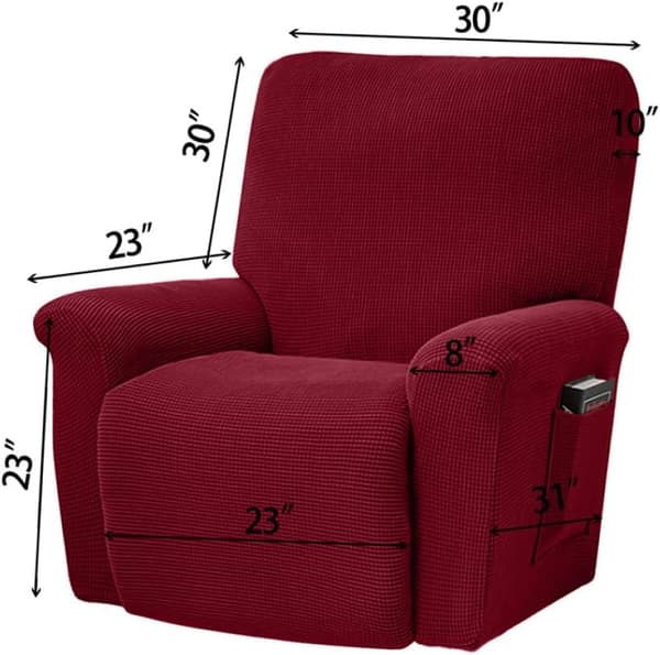 Massagesoffa överdrag All-inclusive Relax Stolskydd Polyester Tvättbar