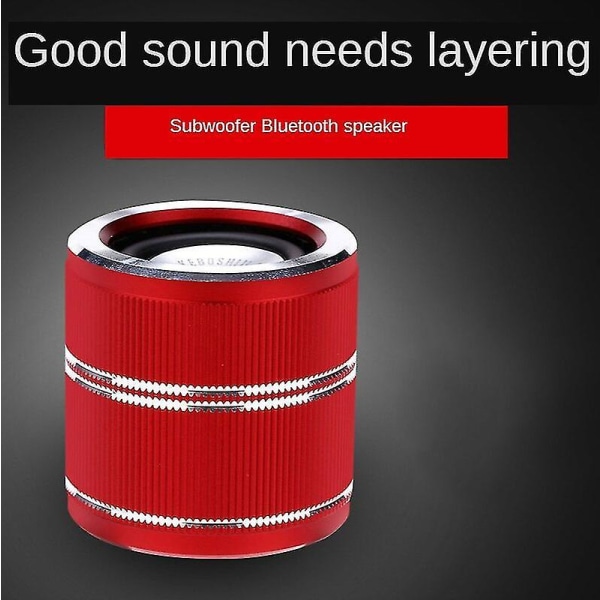 Super Mini Langaton Bluetooth-kaiutin Kannettava 3D-stereo