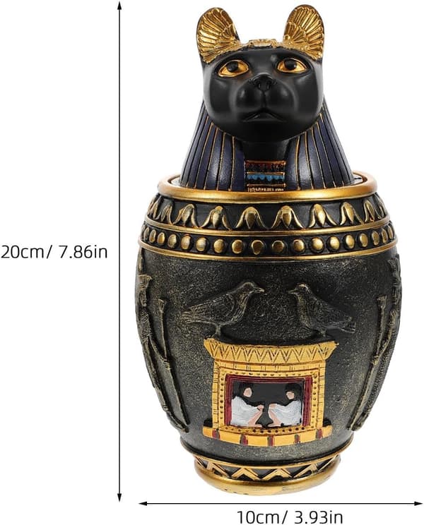 Harts egyptiskt tema prydnad Forntida egyptiskt tema staty prydnad Premium harts material
