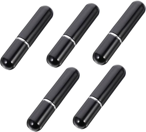 5 stk. mini parfymeflaske spray tomme flasker for reise og sminkeholder