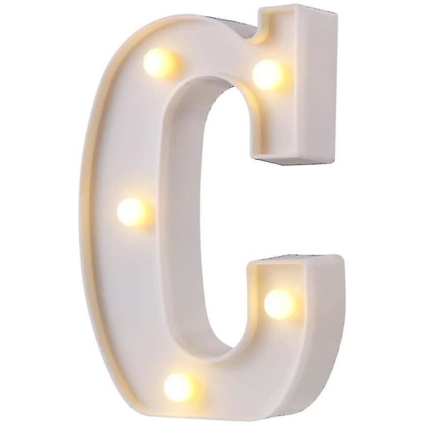 Led loftsbogstavlys 26 bogstaver dekorative lys