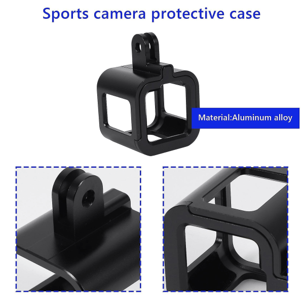 Aluminium Alloy Case Kamera Aluminium Alloy Standard Beskyttelseshus Ramme Case Til Hero 5 Session