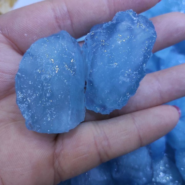 1 kpl Natural Aquamarine Quartz Beryl Gemstone näyte