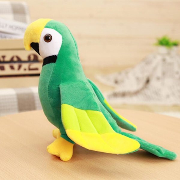20/25cm Kawaii Realistisk Rio Ara Papegøye Plussj Kosedyr Myk Søt Papegøye Dukker For Jenter 25cm Red