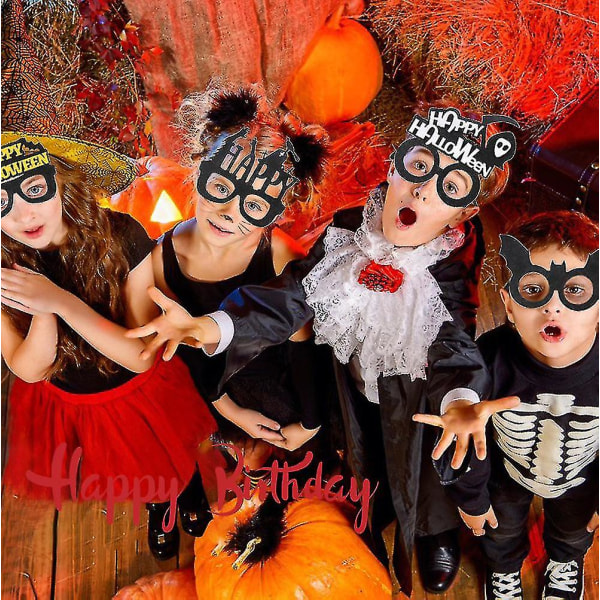 1stk Halloween Party Briller Skjelett Ghost Disguise Cosplay Briller-yuhao