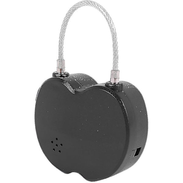 Aikak lukko LCD-näyttö Aikak lukko Monitoiminen matkustus elektroninen ajastimen, vedenkestävä USB-ladattava