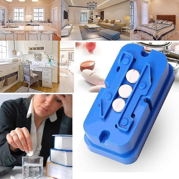 Tablettkutter for nøyaktig kutting og deling - Rund dispenser