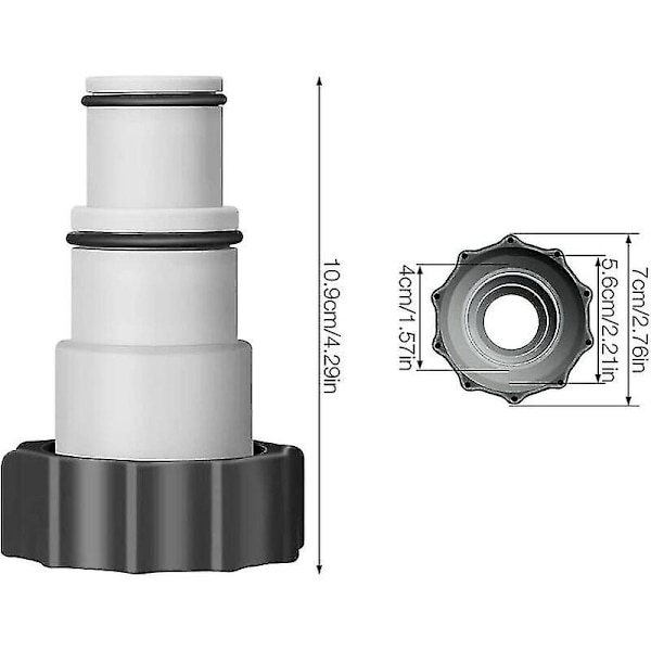 Pieces Pool Slange Adapter, Pool Fitting, Intex Swimming Pool Adapter