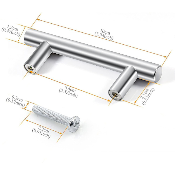 Sisäovenkahva 12 X 12 Mm Keittiökahva Kaappikahvat Kaappi