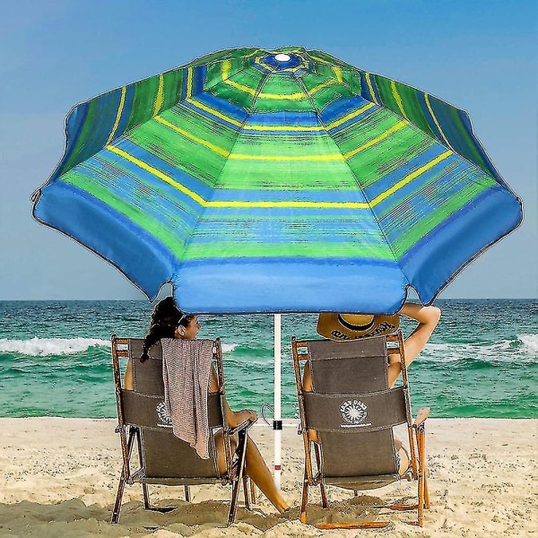 Parasollholder strand eller jordgrønn med jordplugger for parasoller (1  stk, blå) a38a | Fyndiq