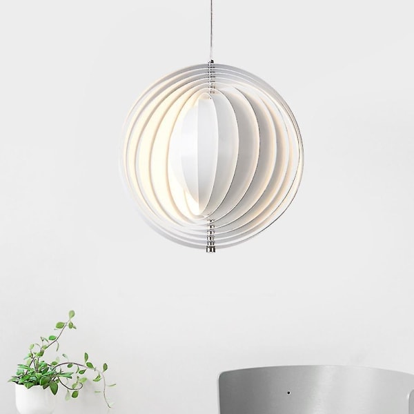 35cm Rotating Moon Chandelier Led Warm White