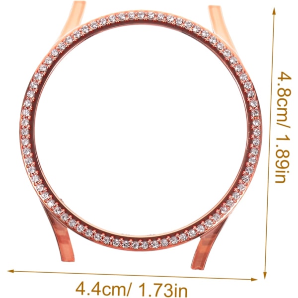 40mm Klockramsskydd Stötfångarfodral Trendigt Klockskydd med Skyddsfilm