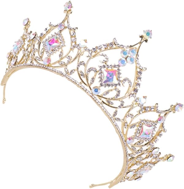 1 st mode strass hårband krona för bröllopsbrud elegant pannbandsdekoration