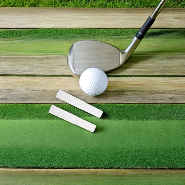 2 stk hvite stålgolfskaftforlengere S9 (13,85 mm ytre diameter)
