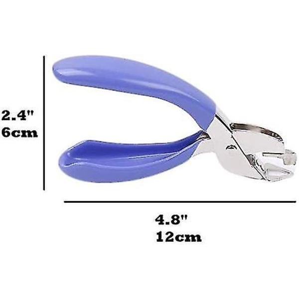 Häftprytare 2-pack med gummiband, tar effektivt bort häftklamrar, tar bort häftklamrar på 2 sekunder