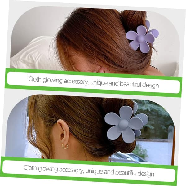6st Blomklämma för kvinnor flickor Mini Hårklämmor Håraccessoarer Design