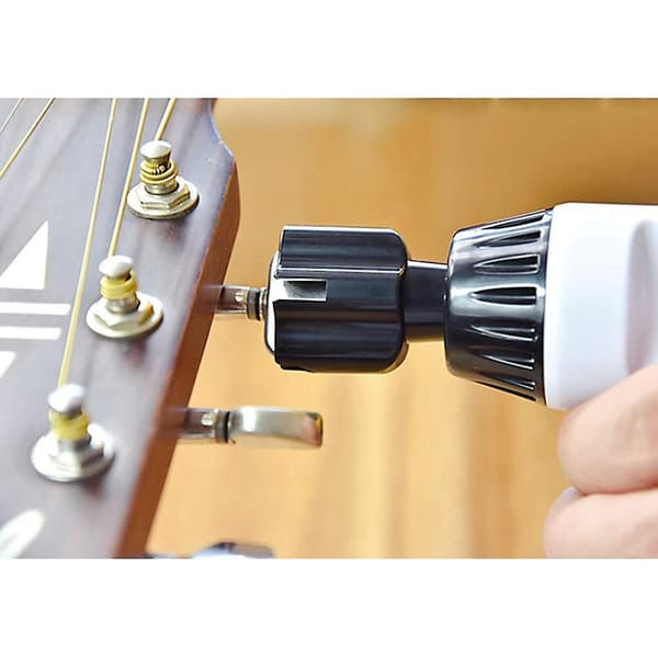Elektrisk Stränglindare för Gitarr, Bas, Banjo, Ukulele - Med Strängklippare