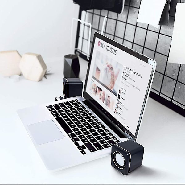 Notebookhögtalare Högtalare för PC, Laptop, med 3,5 mm Jackkontakt