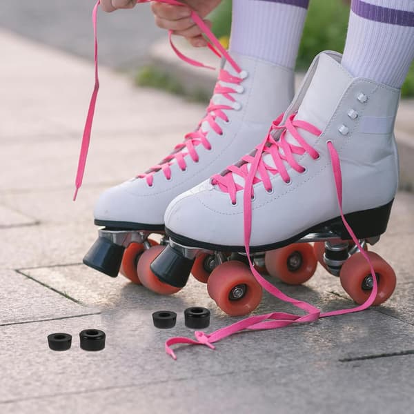 10 stk. sorte skateboardbøsninger Stødabsorberende puder til rulleskøjter og longboards