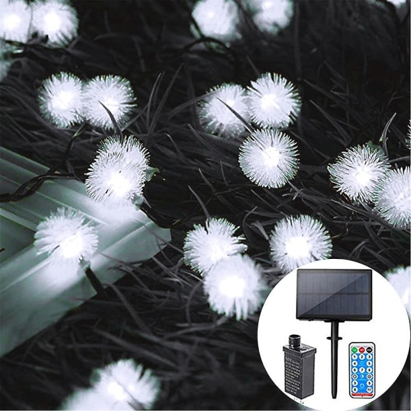 Eldfluga Maskros Fairy String Lights Solcellsladdning Plug-in Utomhus