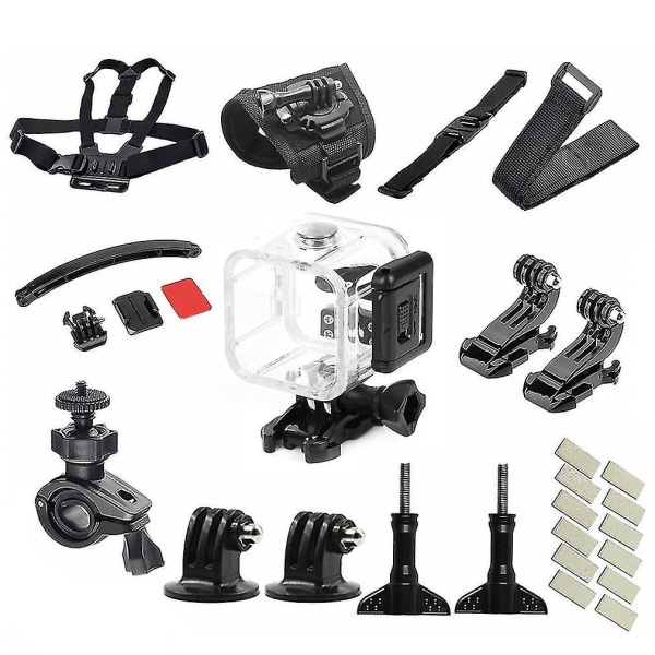 18-dels Multifunktionell Actionkamera-Set Go Pro-paket