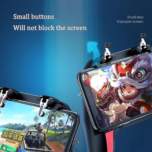 PUBG Mobile Kontroller Dobbel Vifte Kjøling 5000mAh