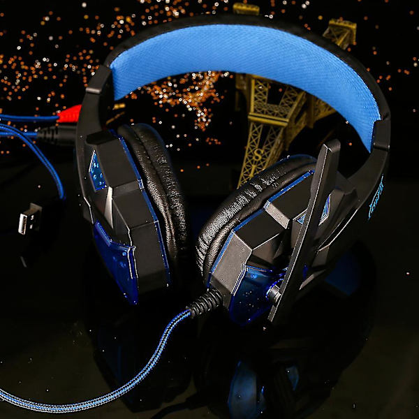 3,5 mm Gaming Headset Högtalare med Mikrofon
