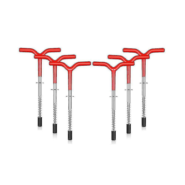 6 stk. Isanker Isbor Isfiskeri Stangholdere Metal Teltspænder Isfiskeri Ly Accessorie-yuhao