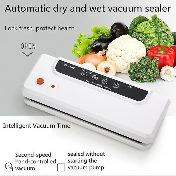 Automatisk tør våd vakuumforseglingsmaskine Food Sealer