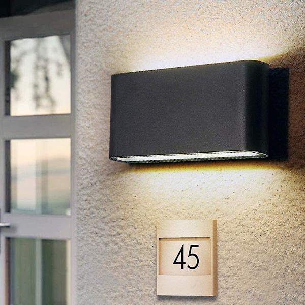Ulkovalaistus LED-seinävalaisin Vedenkestävä Moderni Yksinkertainen Piha