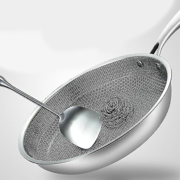 Rustfrit Stål Stegepande Non-stick Gryde 28cm Stegt Bøf Gryde Saucepan Ensidig