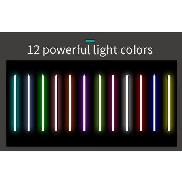 Rgb metallinen valomiekka 12 väriä 5 äänisalamalelu E11argbbmusta E01rgbblack