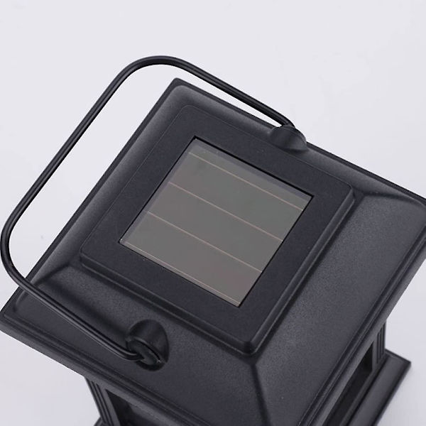 Hagelampe LED, stor bordhengende hagesolcelle varm hvit LED flimrende